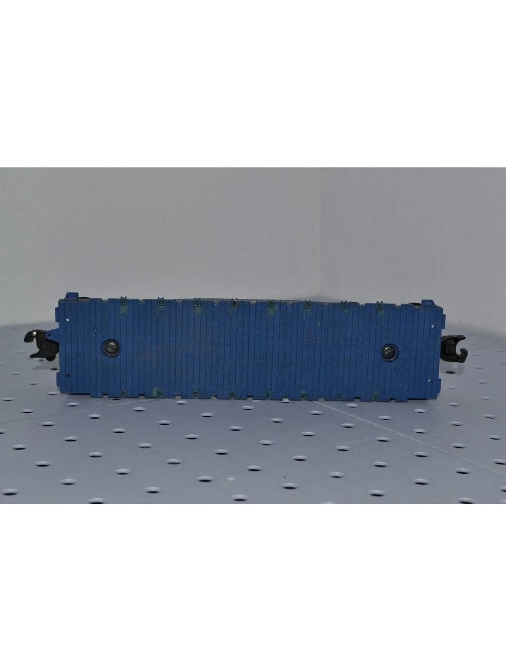 Vintage LIONEL 9026 Republic Steel Flat Gondola O-Gauge Blue Railroad Rail Car
